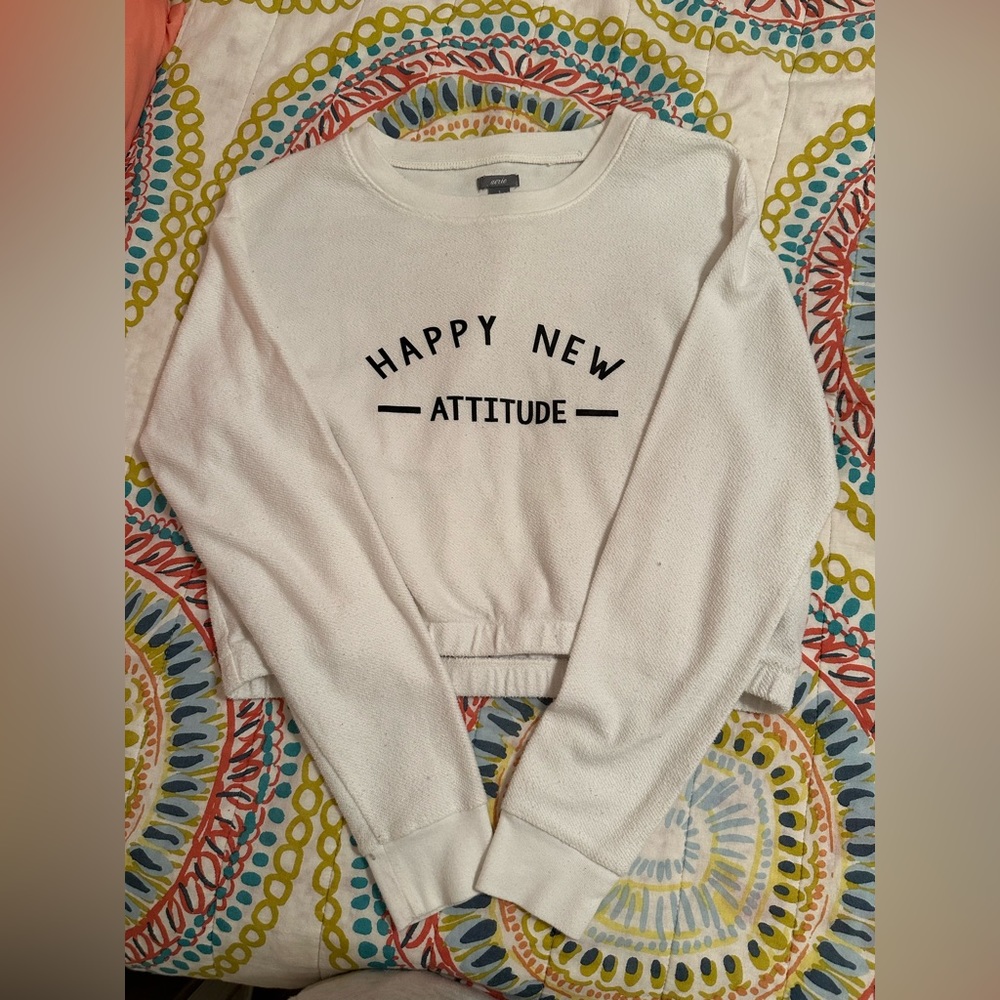 Cropped sweatshirt